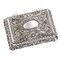 Contemporary Home Living 3.5" Silver Rectangular Ornate Hinged Box